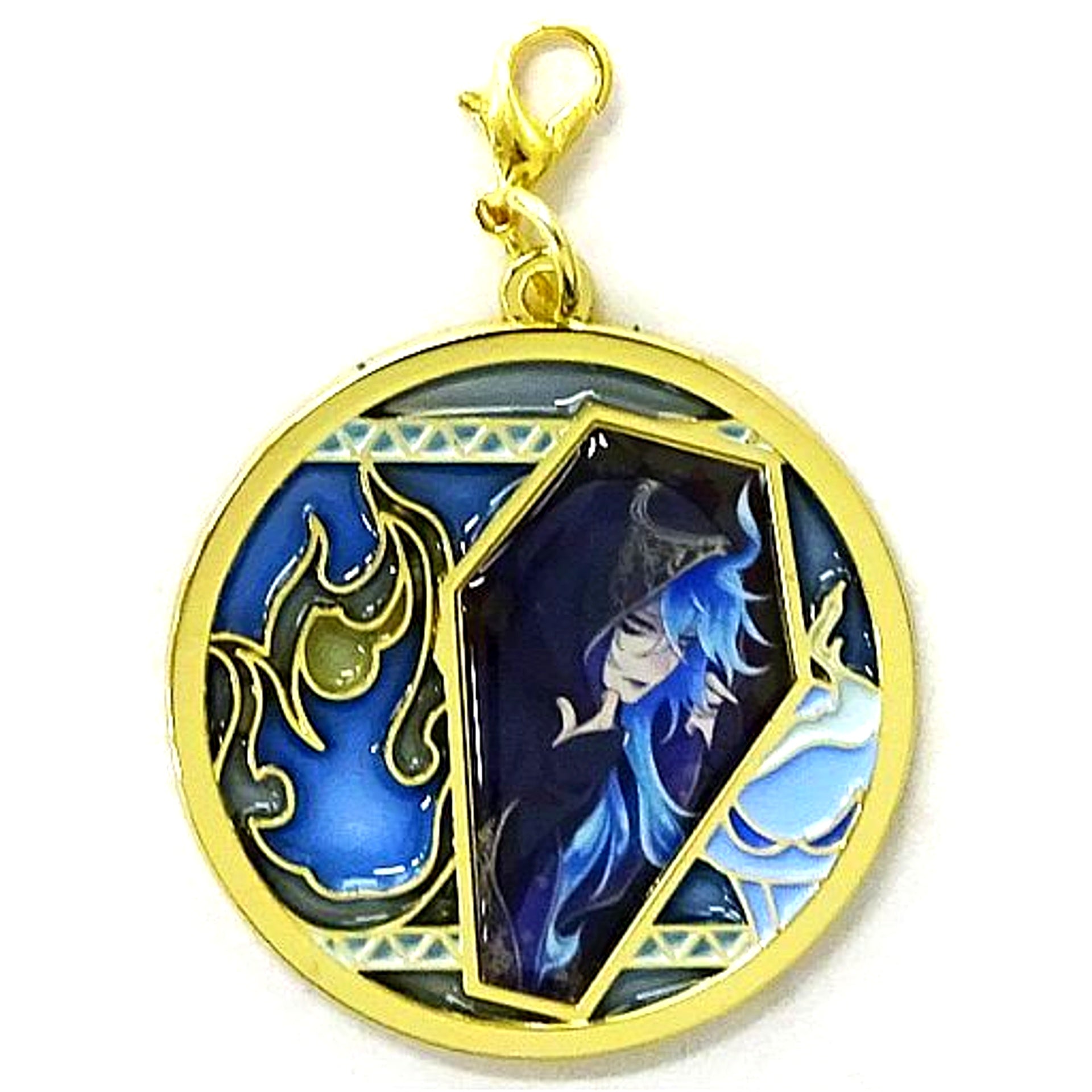 Idia Shroud Disney Twisted-Wonderland Stained Glass Style Charm [USED]
