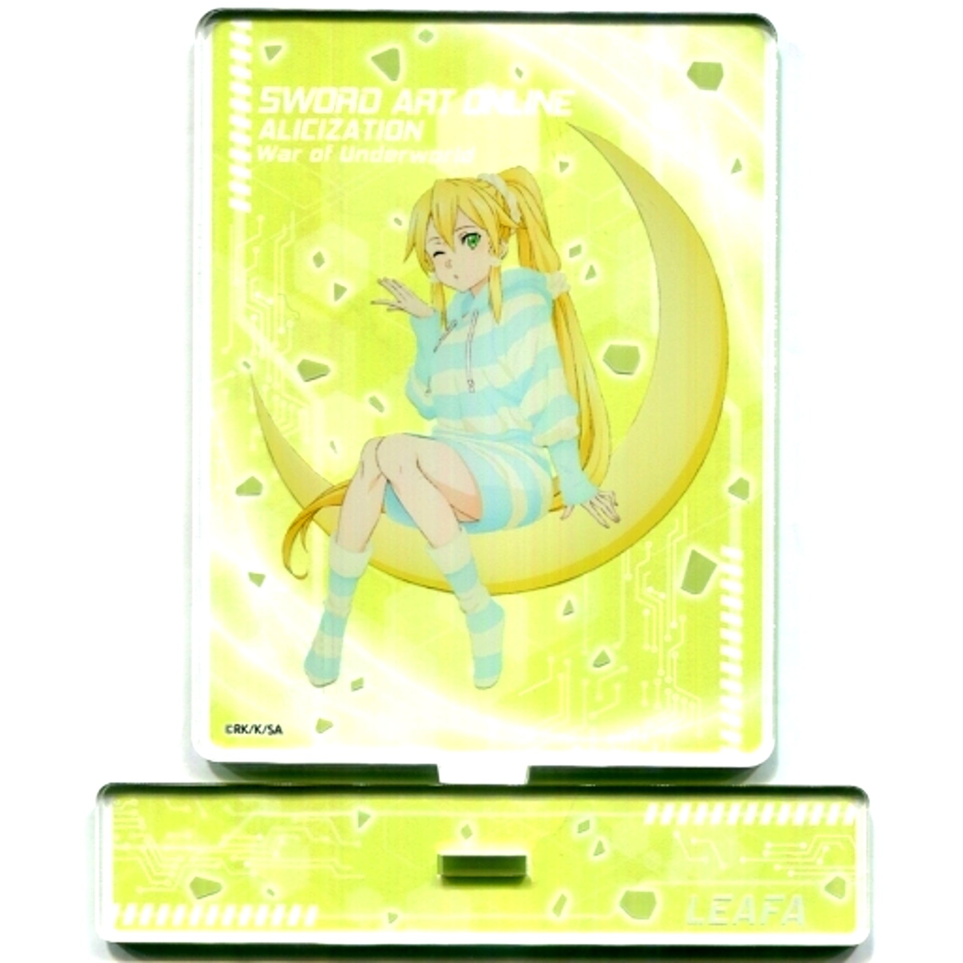 Leafa Sword Art Online Alicization War of Underworld x Don Quijote Acrylic Panel with Stand [USED]