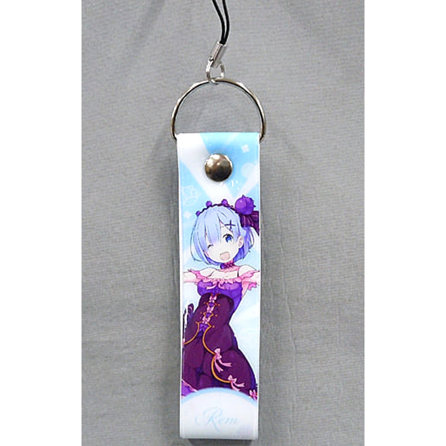 Re:ZERO -Starting Life in Another World- Rem Vinyl Strap Re:Zero Ram and Rem's Birthday Life 2021 in Shibuya Marui Exclusive Keychains [USED]