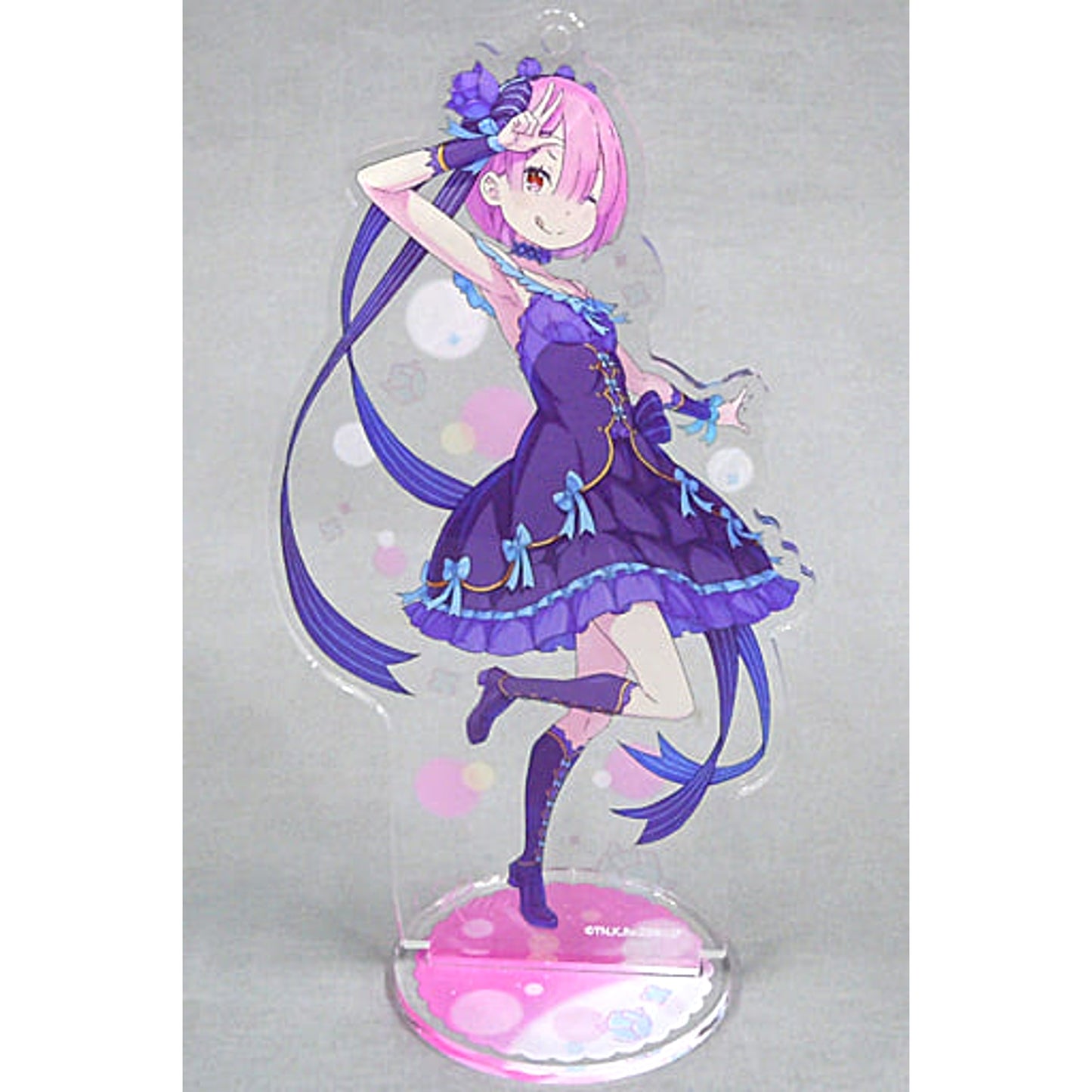 Re:ZERO -Starting Life in Another World- Ram Acrylic Stand Keychain 2021 Re:Zero Ram and Rem's Birthday Life 2021 in Shibuya Marui Exclusive Acrylic Stands [USED]