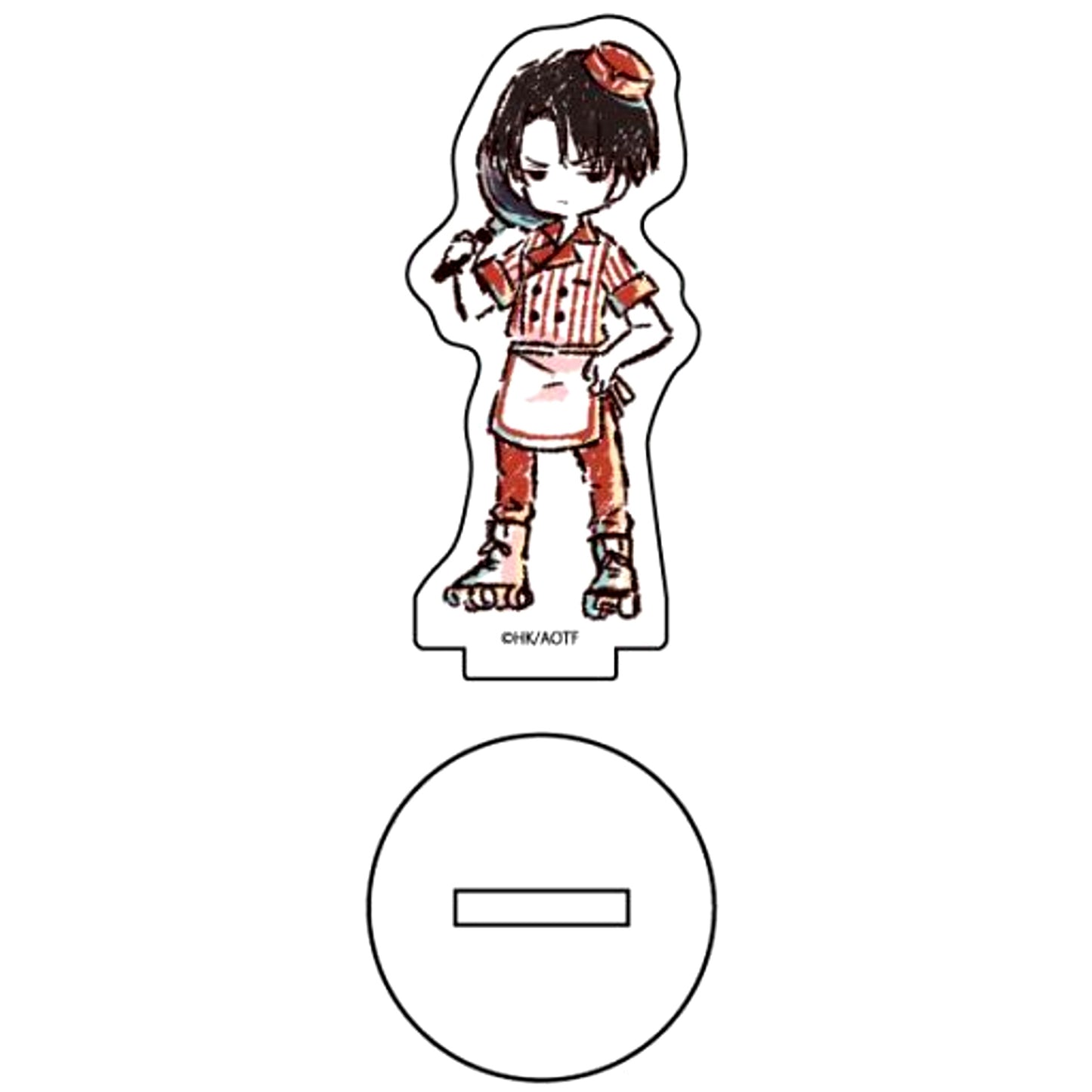 Levi Attack on Titan 05. Cafe Ver. GraffArt Design Acrylic Petit Stand [USED]