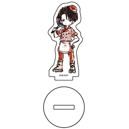 Levi Attack on Titan 05. Cafe Ver. GraffArt Design Acrylic Petit Stand [USED]
