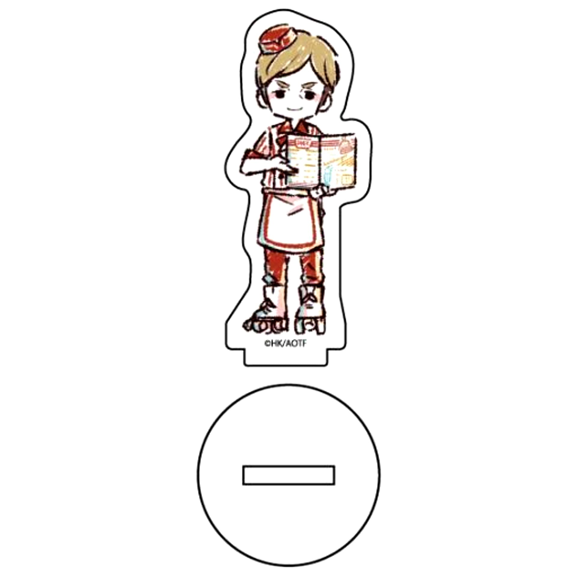 Erwin Smith Attack on Titan 05. Cafe Ver. GraffArt Design Acrylic Petit Stand [USED]