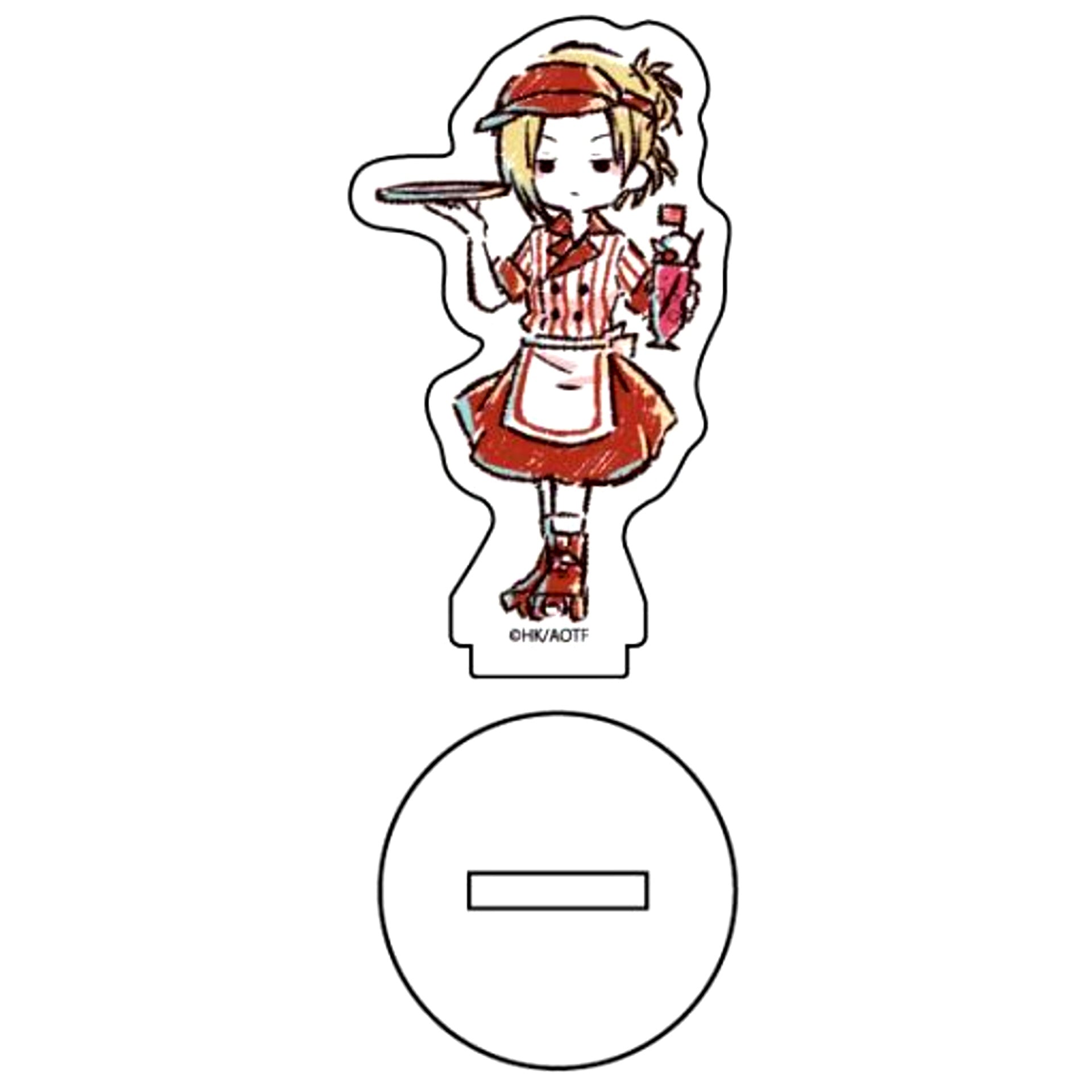 Annie Leonhart Attack on Titan 05. Cafe Ver. GraffArt Design Acrylic Petit Stand [USED]