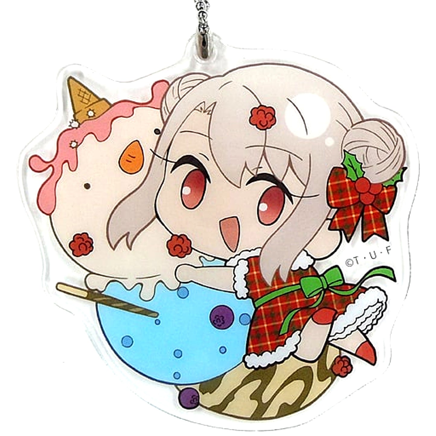 Illyasviel von Einzbern Fate/stay night Heaven's Feel Minichara Christmas Random Acrylic Charm Christmas Event 2020 [USED]