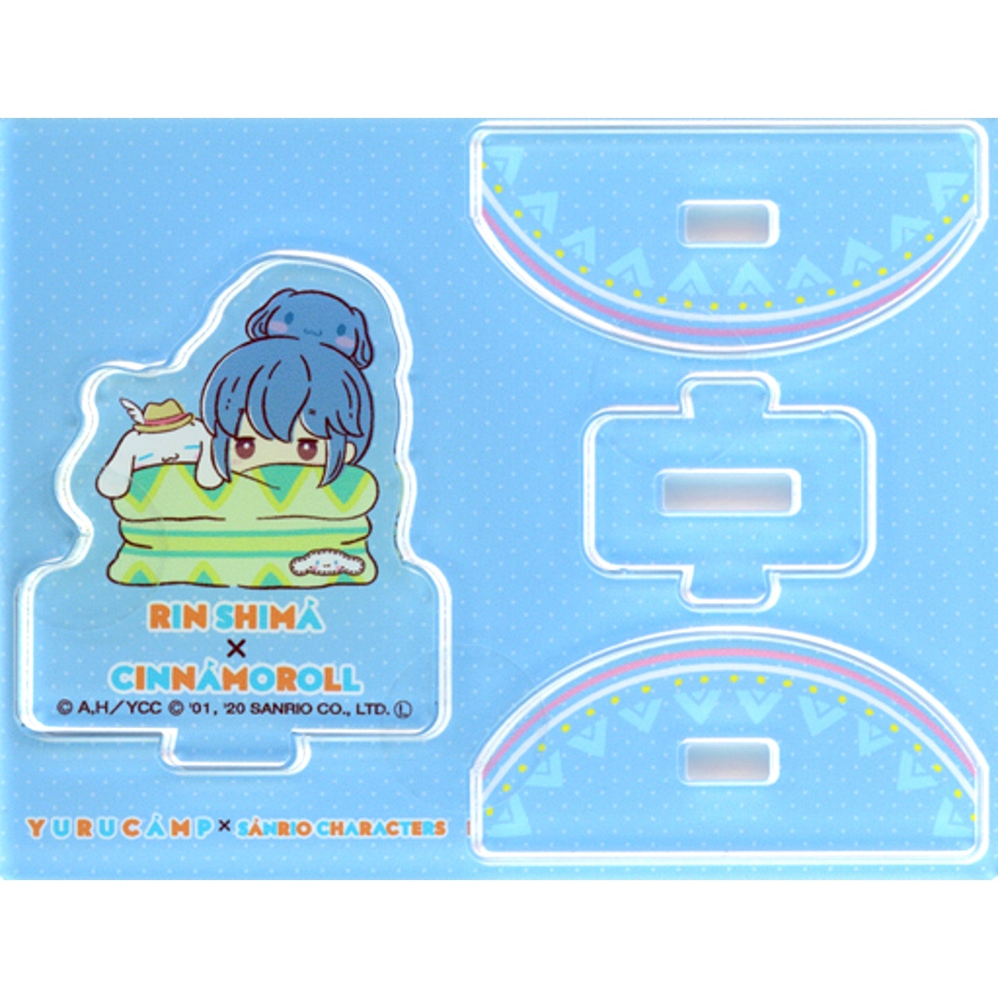 Rin Shima & Cinnamoroll Laid-Back Camp x Sanrio Characters x Sweets Paradise Swaying Acrylic Stand [USED]