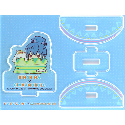 Rin Shima & Cinnamoroll Laid-Back Camp x Sanrio Characters x Sweets Paradise Swaying Acrylic Stand [USED]