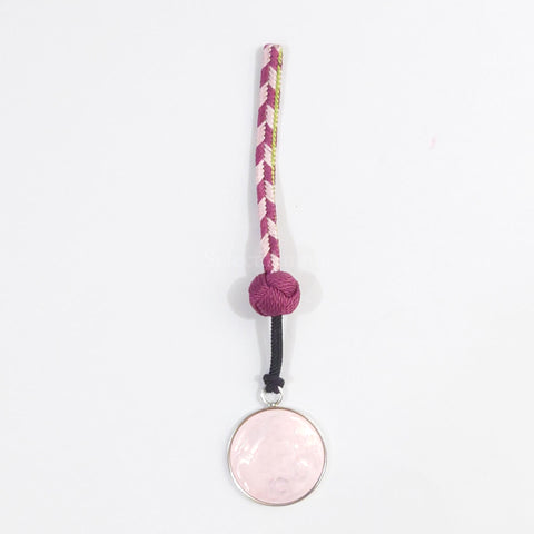 Nezuko Kamado Demon Slayer: Kimetsu no Yaiba X Randen X Eigamura X Kyoto City Transportation Bureau Kyoto Cloisonne Netsuke Strap Kyo no Oshigoto 2 Limited Key Ring [USED] — photo 1