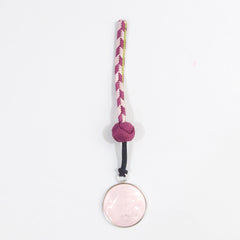 Nezuko Kamado Demon Slayer: Kimetsu no Yaiba X Randen X Eigamura X Kyoto City Transportation Bureau Kyoto Cloisonne Netsuke Strap Kyo no Oshigoto 2 Limited Key Ring [USED]