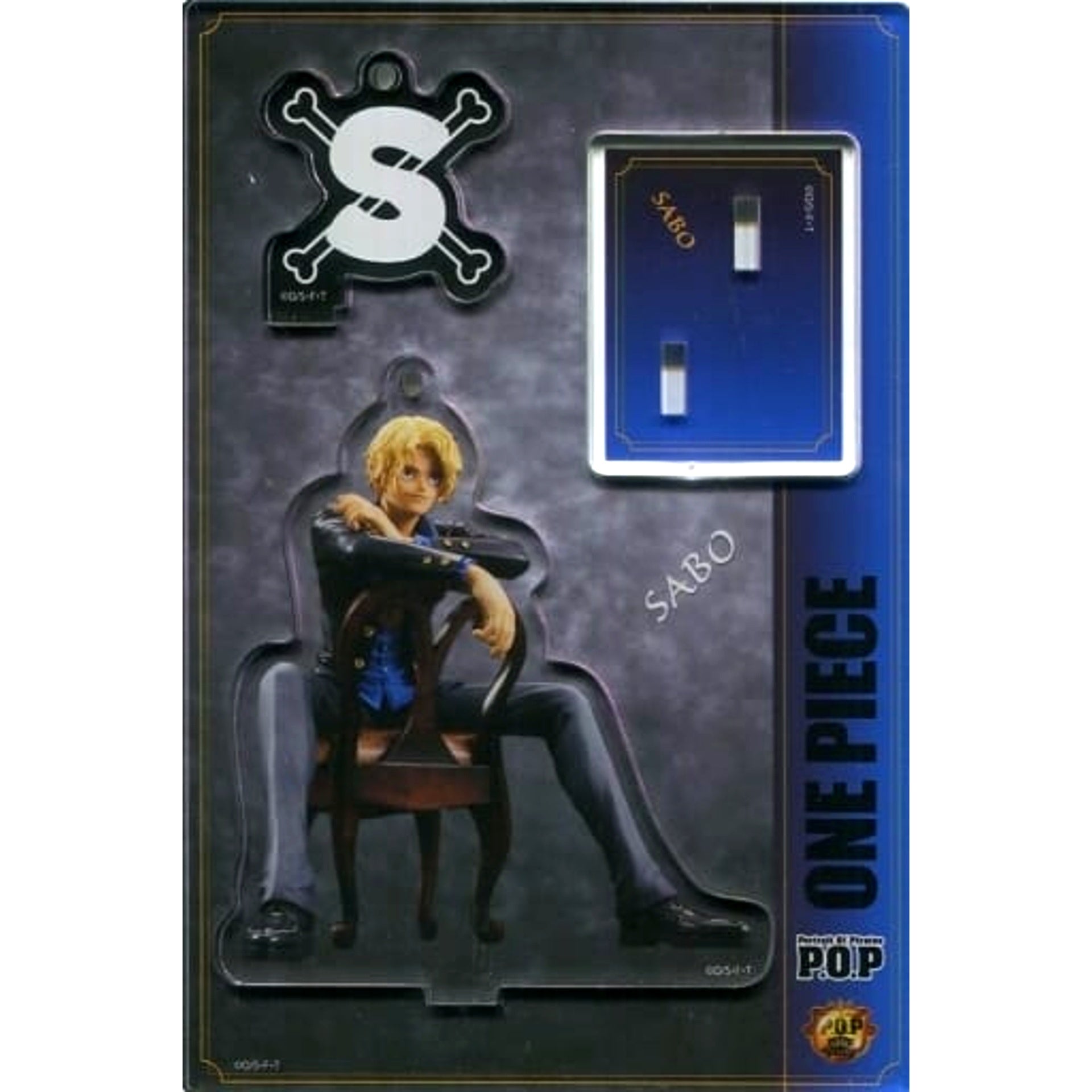 Sabo One Piece P.O.P Acrylic Stand Keychain Single Item [USED]