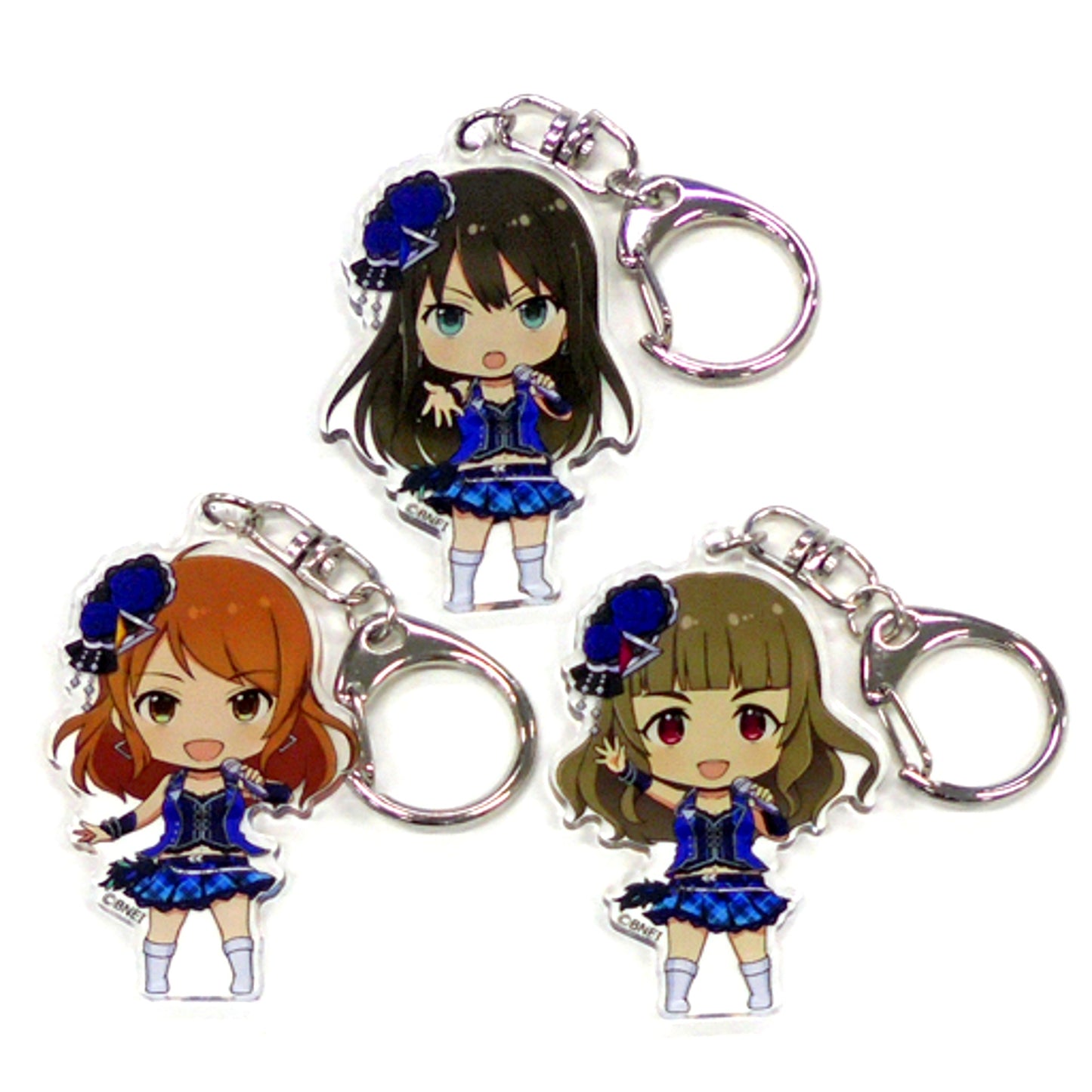 Rin Shibuya Karen Hojo Nao Kamiya Triad Primus Set The Idolm@ster Cinderella Girls Nendoroid Plus Acrylic Keychain [USED]