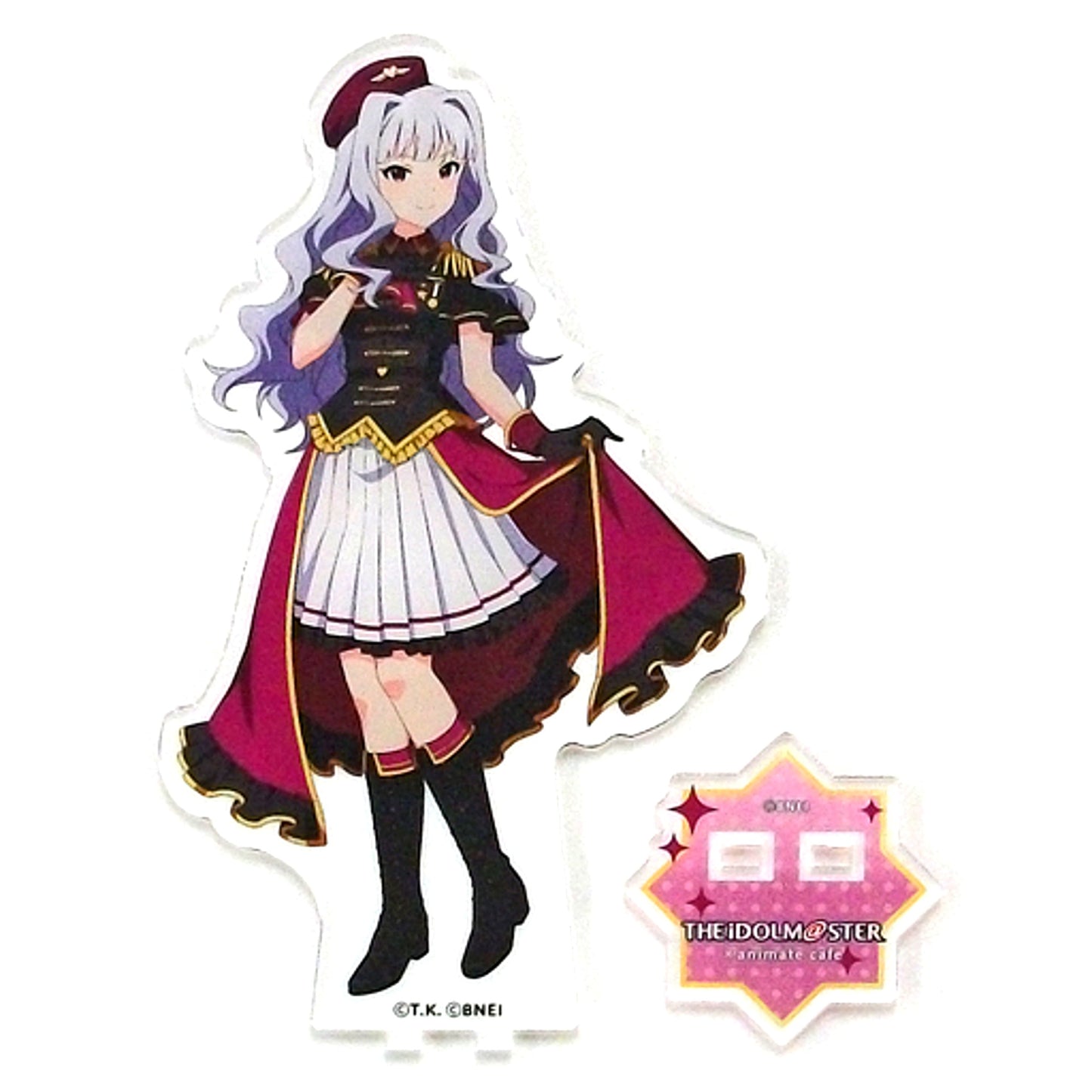 Takane Shijou THE IDOLM@STER Drawn Acrylic Stand animatecafe ver. GOOD SMILE x animatecafe [USED]