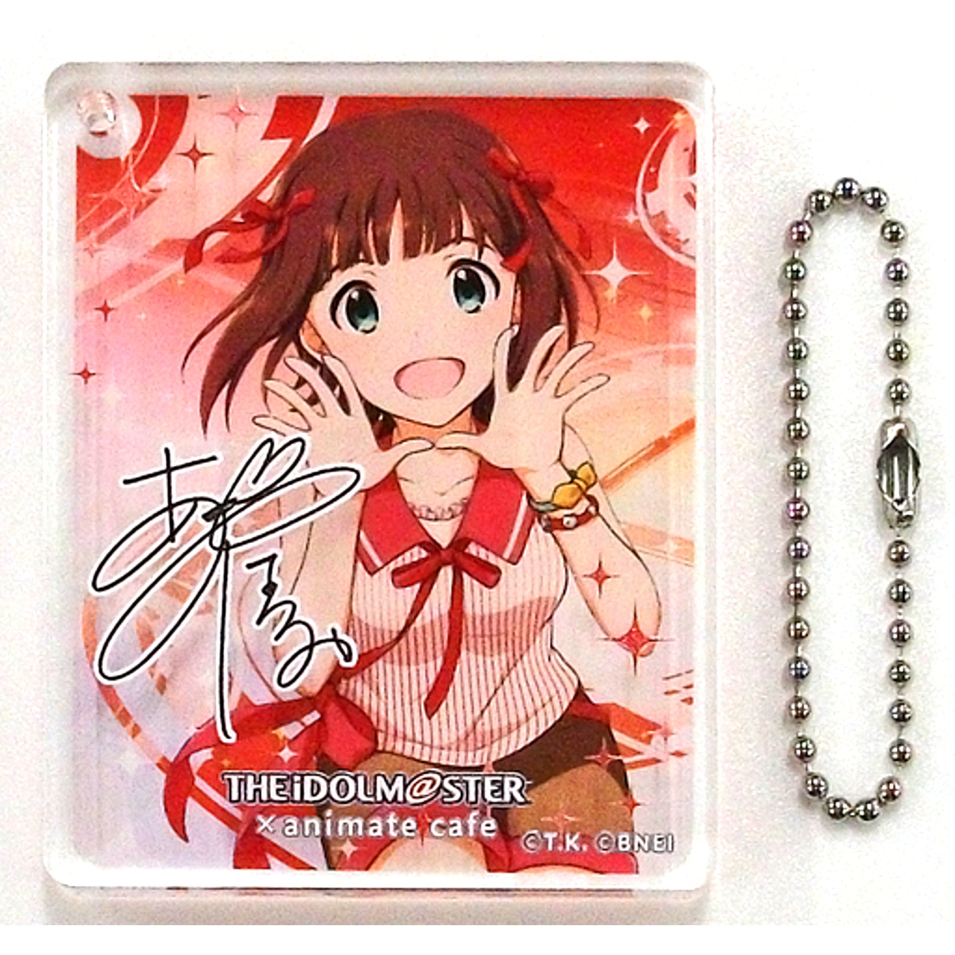 Haruka Amami The Idolmaster x GOOD SMILE x animatecafe CoLotta Trading Acrylic Plate Keychain [USED]
