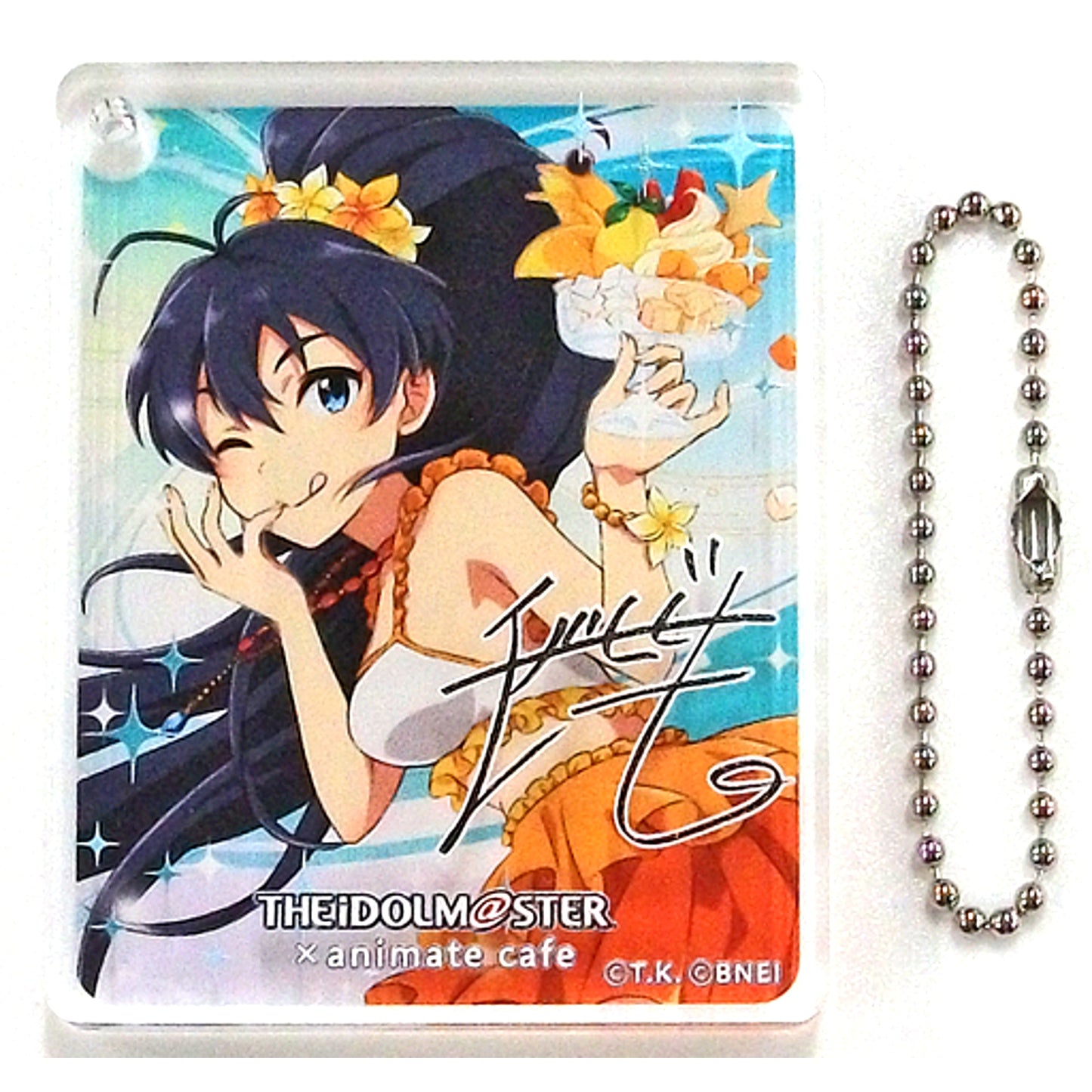 Hibiki Ganaha THE IDOLM@STER CoLotta Trading Acrylic Plate Keychain x GOOD SMILE x animatecafe [USED]