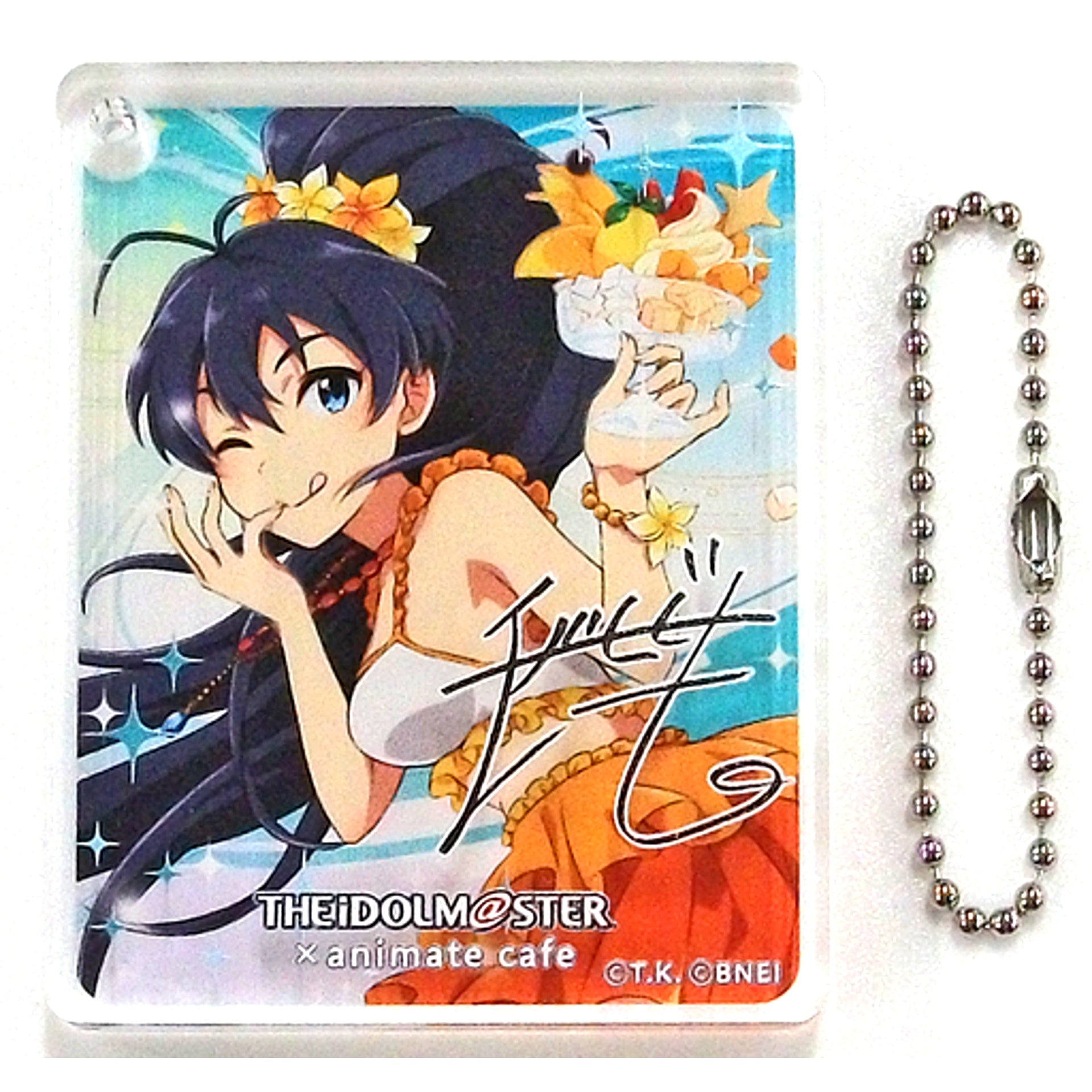 Hibiki Ganaha THE IDOLM@STER CoLotta Trading Acrylic Plate Keychain x GOOD SMILE x animatecafe [USED]