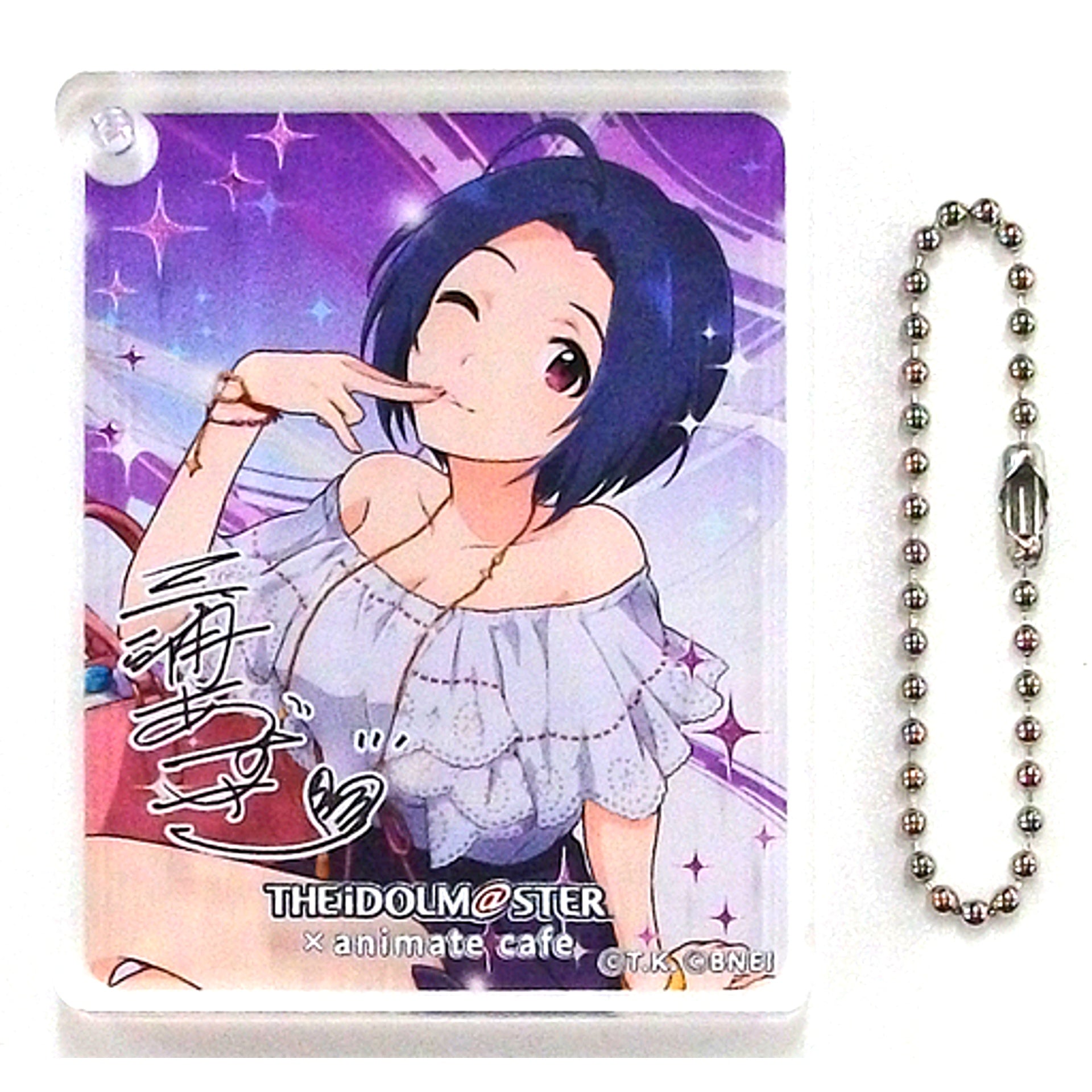 Azusa Miura The Idolm@ster CoLotta Trading Acrylic Plate Keychain GOOD SMILE x animatecafe [USED]