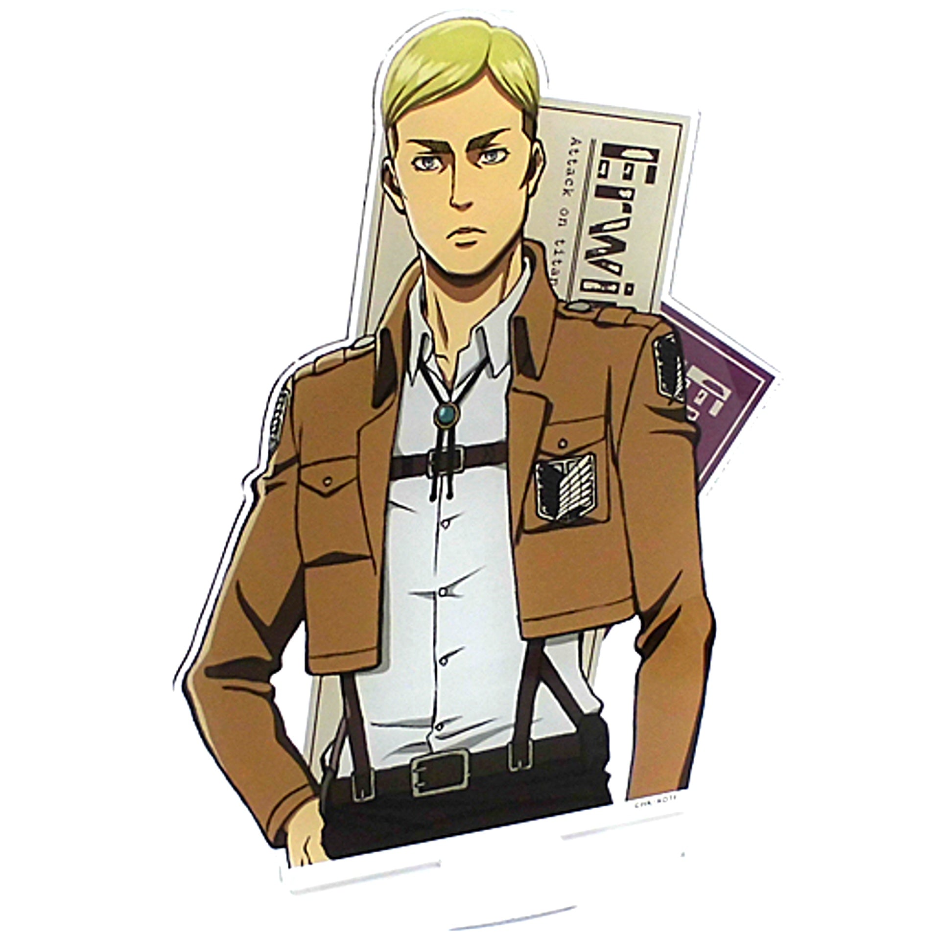 Erwin Smith Attack on Titan The Final Season Charekuji Special Kuji A05 Prize Huge Acrylic Stand [USED]