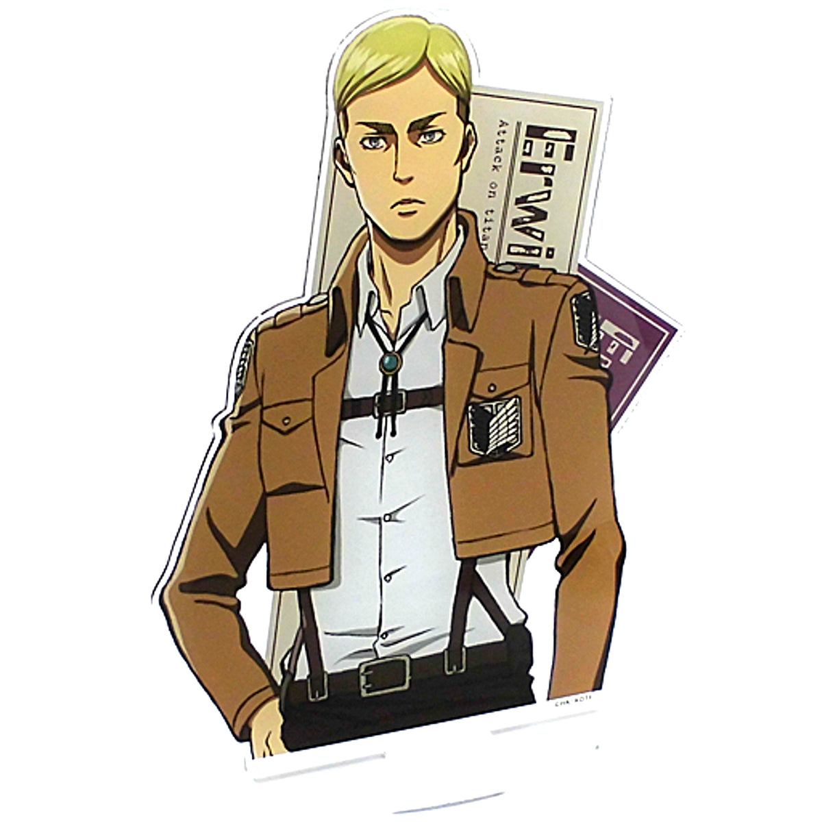 Erwin Smith Attack on Titan The Final Season Charekuji Special Kuji A05 Prize Huge Acrylic Stand [USED]
