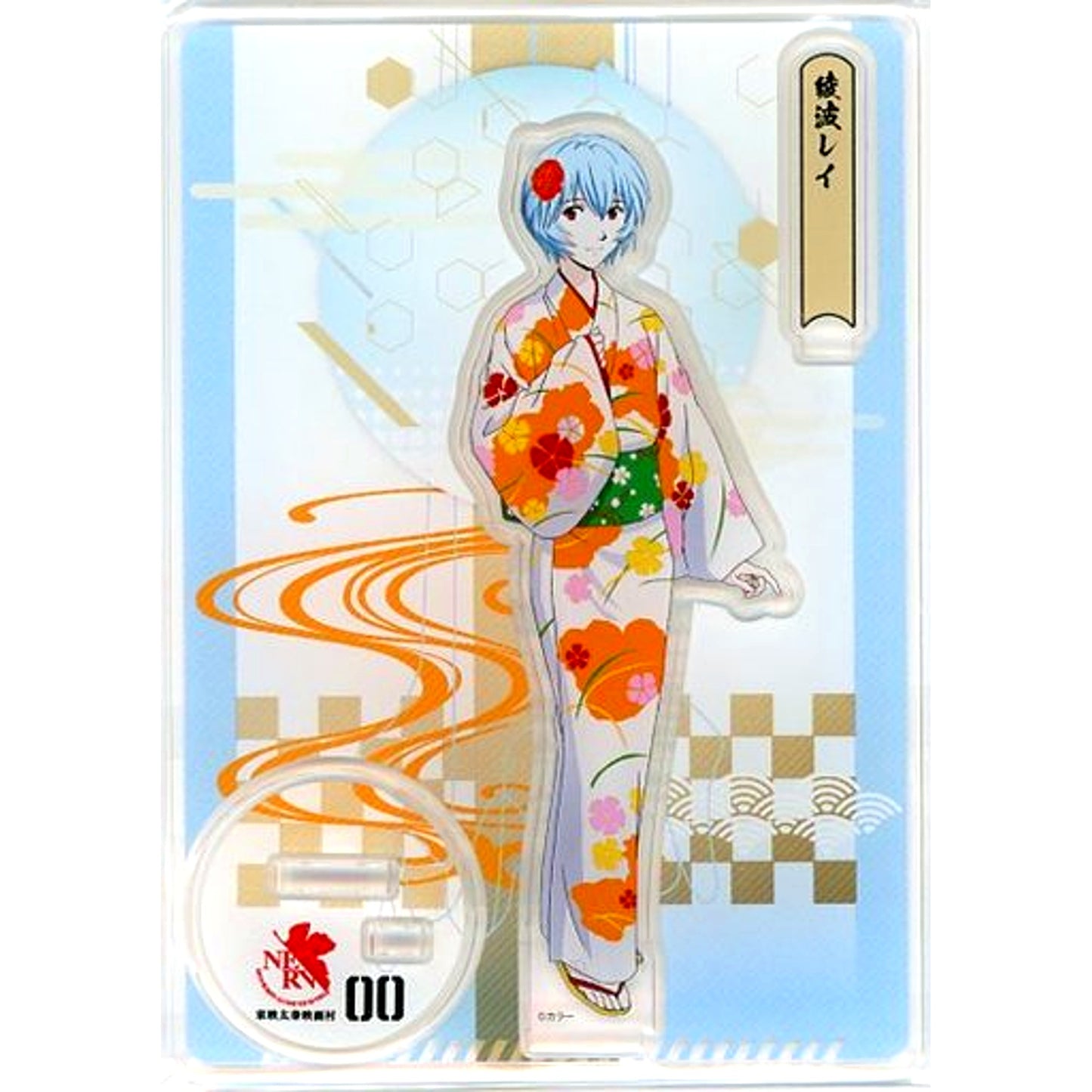 Rei Ayanami Acrylic Figure Stand Evangelion Kyoto Base [USED]