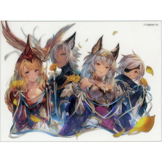 Granblue Fantasy Athena & Others Acrylic Art Collection Surprise Ticket Visual Acrylic Stands [USED]