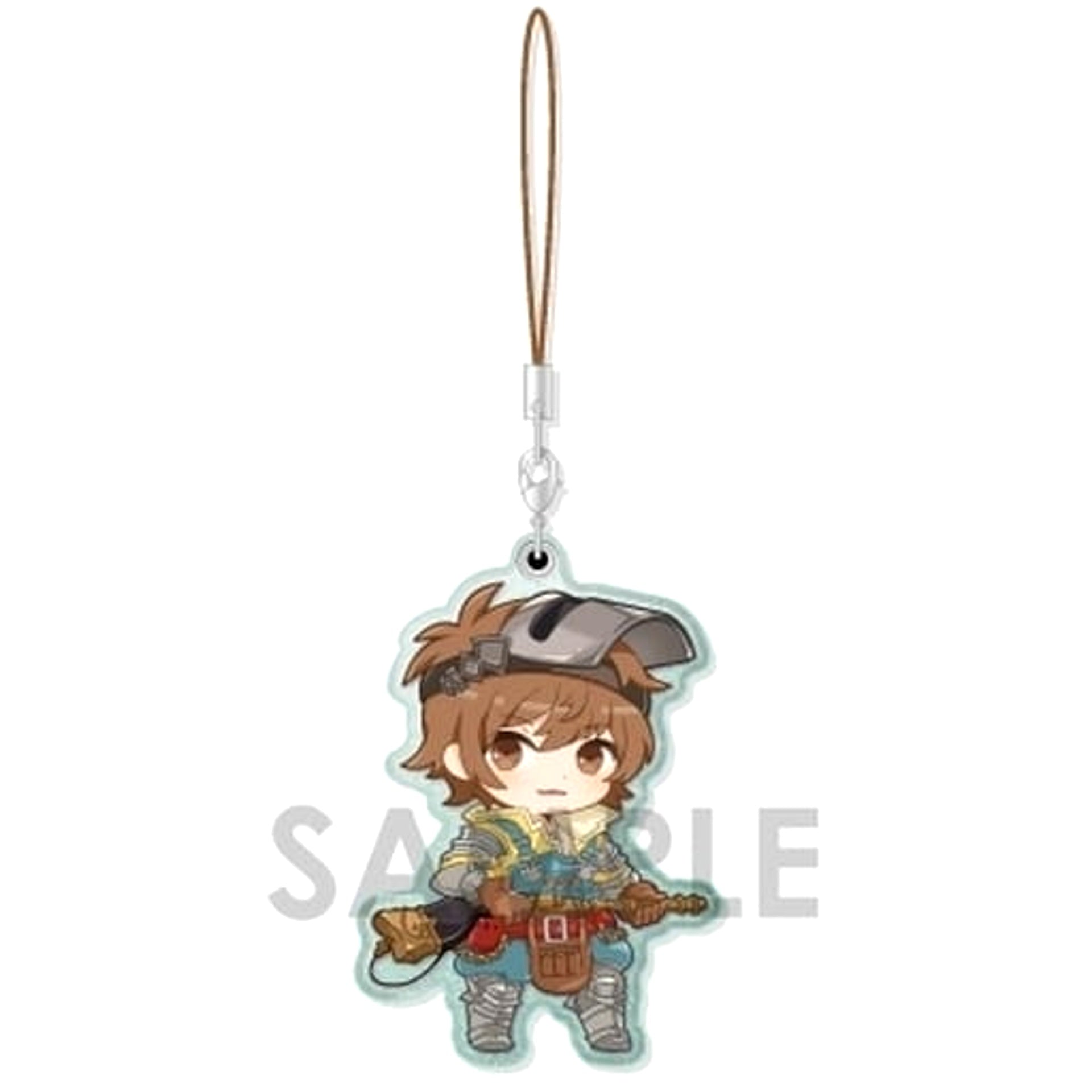 Granblue Fantasy Mechanic E Pearl Acrylic Collection Job Collection Protagonist Male Vol.1 Keychains [USED]