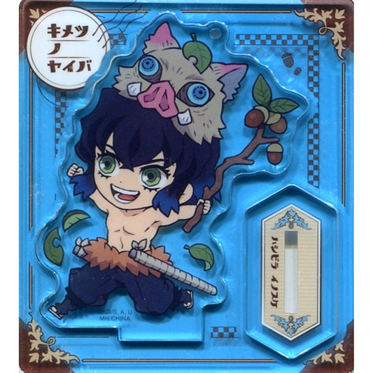 Inosuke Hashibira Demon Slayer Retro Acrylic Stand Outing Arc - Colorful Edition Animate Convenience Store Limited [USED]