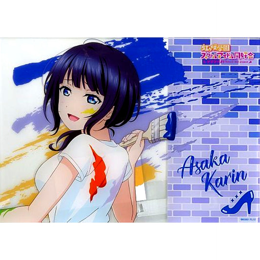 Karin Asaka Prize A Acrylic Board Love Live! Nijigasaki High School Idol Club Love Live! Series x Atre Akihabara Mini Game School Idol Lesson [USED]