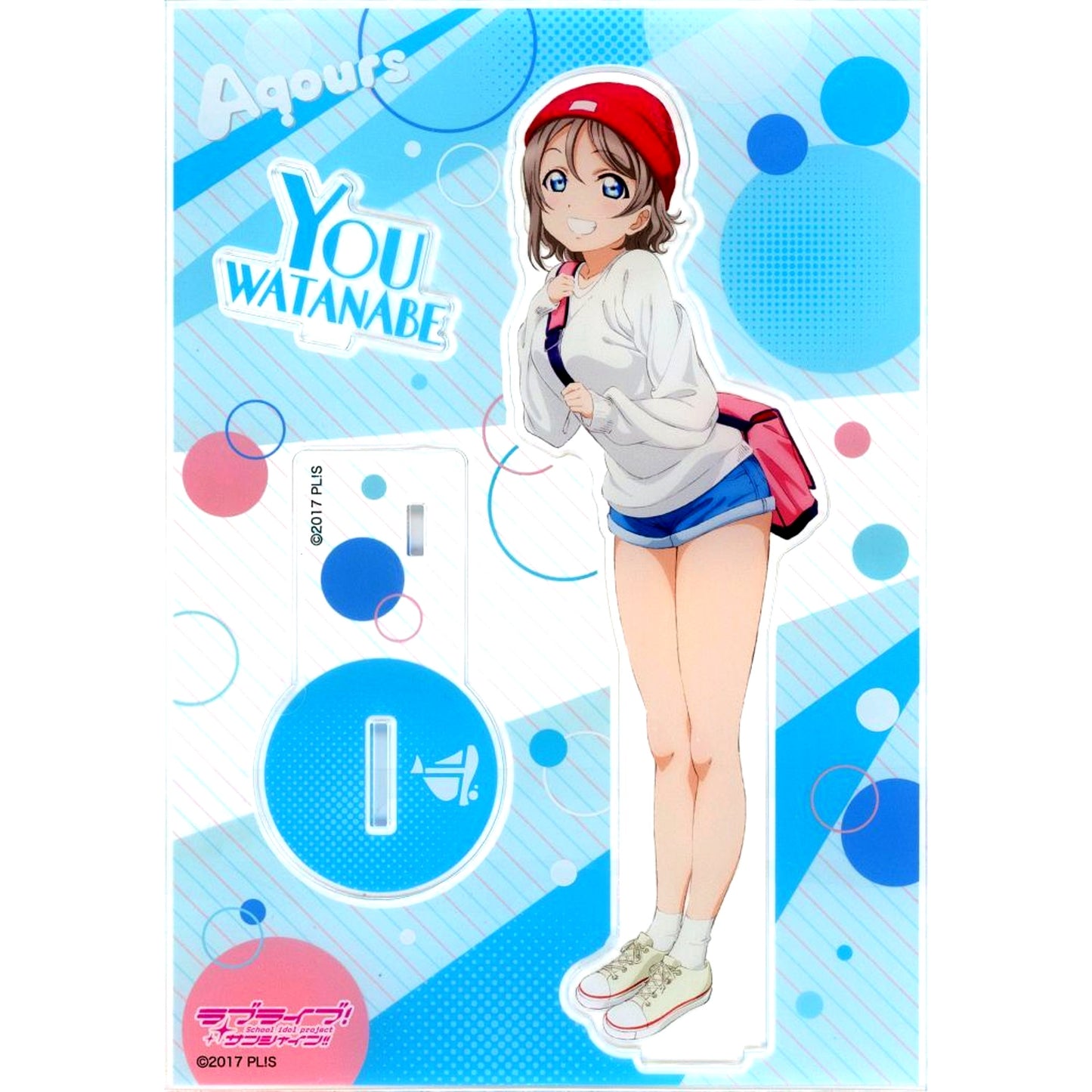 You Watanabe Casual Clothes Acrylic Stand Love Live! Sunshine!! Love Live! Series x Atre Akihabara Goods [USED]