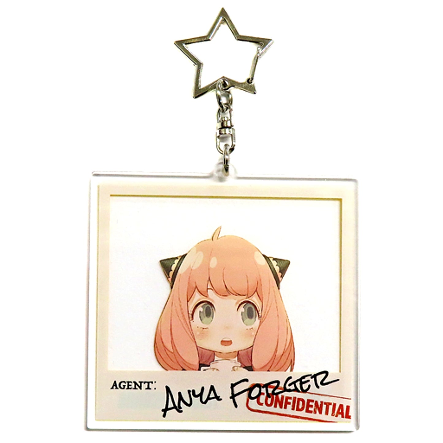 Anya Forger Up SPY x FAMILY x TOWER RECORDS Trading Acrylic Keychain [USED]