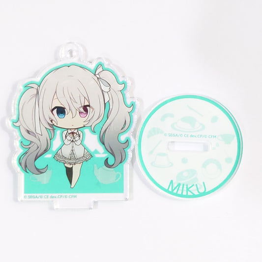 Hatsune Miku: Colorful Stage! Hatsune Miku Trading Acrylic Stand Keychain Animax Cafe+ & Colabono Limited Keychains [USED]