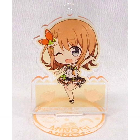 Hatsune Miku: Colorful Stage! Minori Hanasato Trading Acrylic Stand Keychain Animax Cafe+ & Colabono Limited Acrylic Stands [USED]