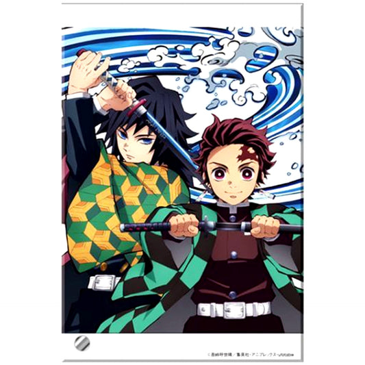Tanjiro Kamado and Giyu Tomioka Acrylic Plate Demon Slayer: Kimetsu no Yaiba [USED]