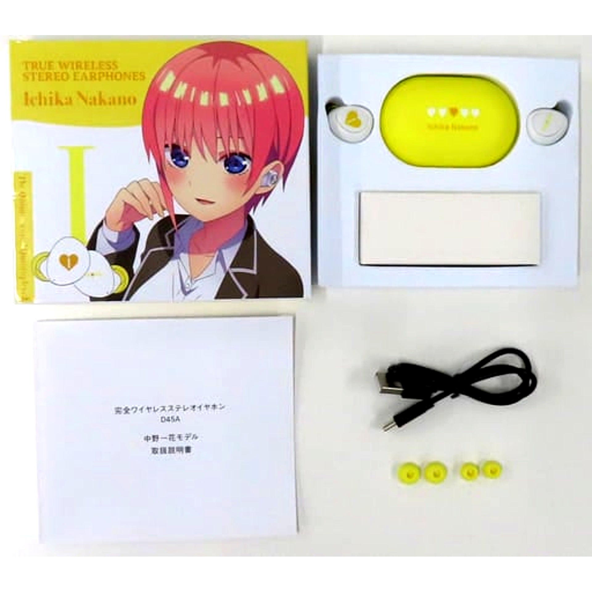 Ichika Nakano The Quintessential Quintuplets 2 Model Voice: Kana Hanazawa TRUE WIRELESS STEREO EARPHONES Wireless Earphones [USED]