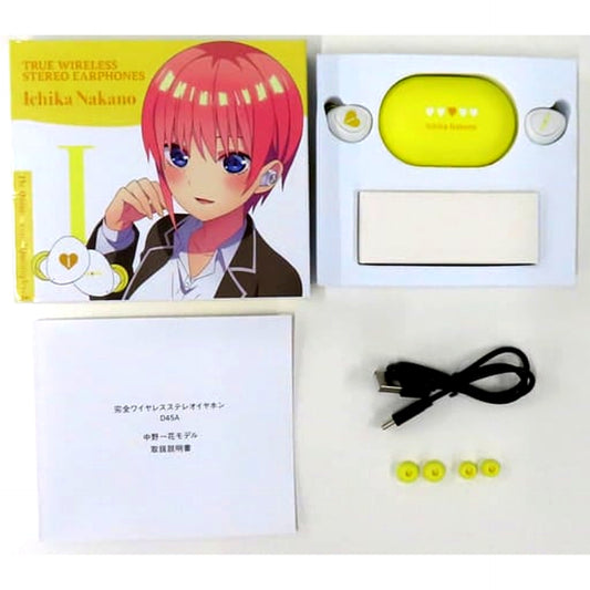 Ichika Nakano The Quintessential Quintuplets 2 Model Voice: Kana Hanazawa TRUE WIRELESS STEREO EARPHONES Wireless Earphones [USED]