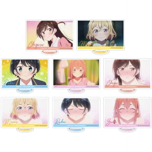Rent-a-Girlfriend Chizuru Mizuhara & Others All 8 Types Set Trading Acrylic Keychain Acrylic Stands [USED]