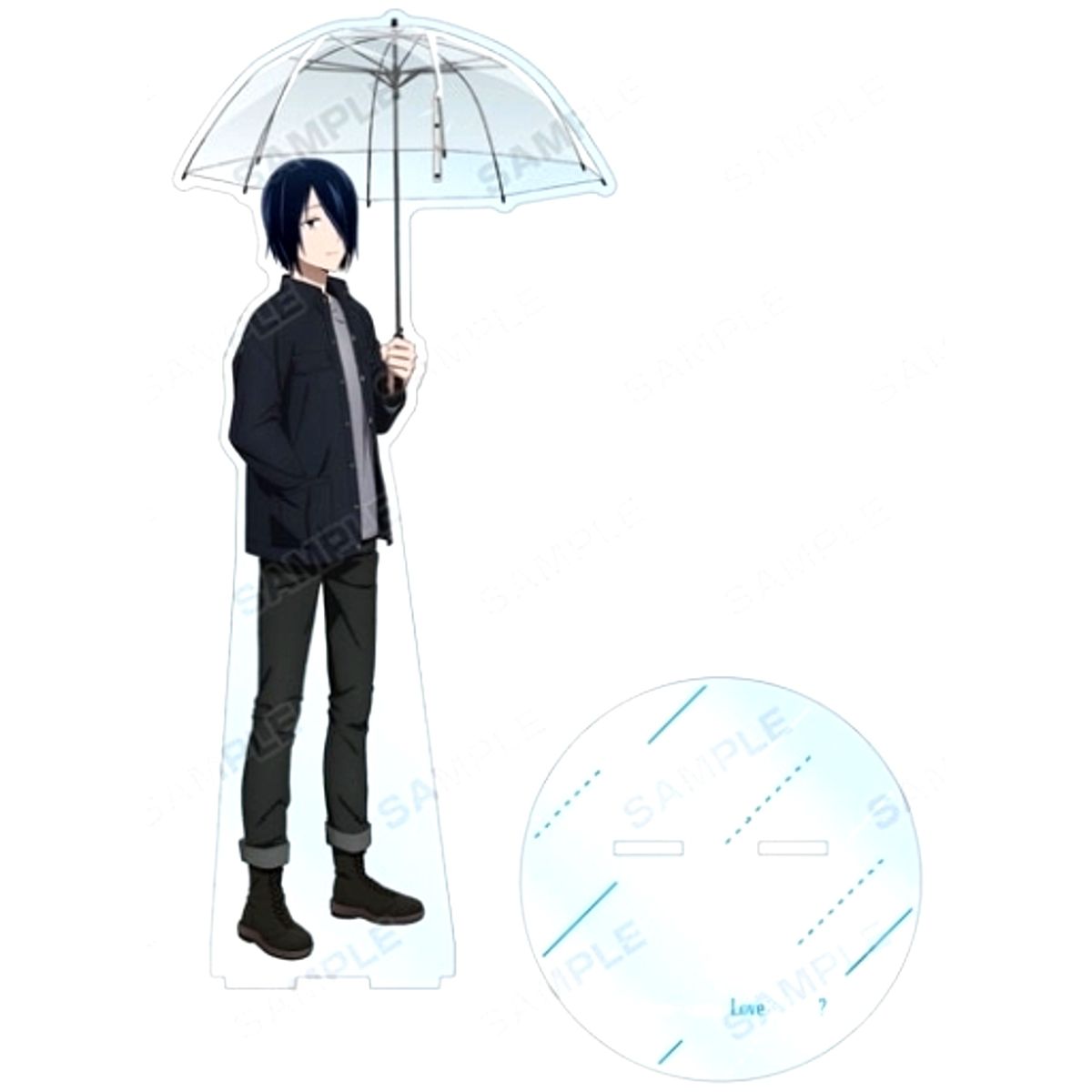 Yu Ishigami Rainy Day Ver. Illustration Big Acrylic Stand Kaguya-sama: Love is War Season 2 [USED]