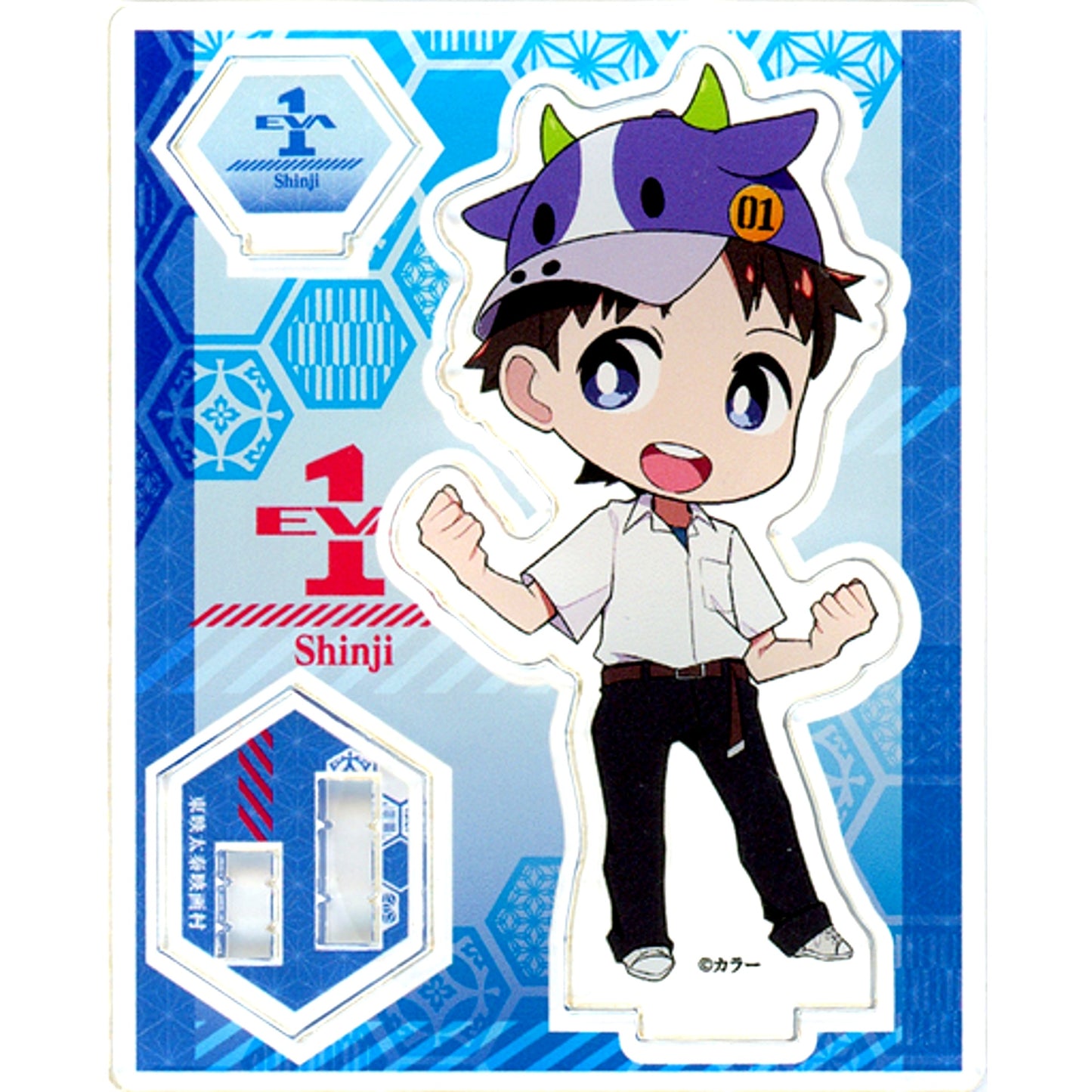 Shinji Ikari Evangelion Kyoto Base Fortune Acrylic Stand [USED]