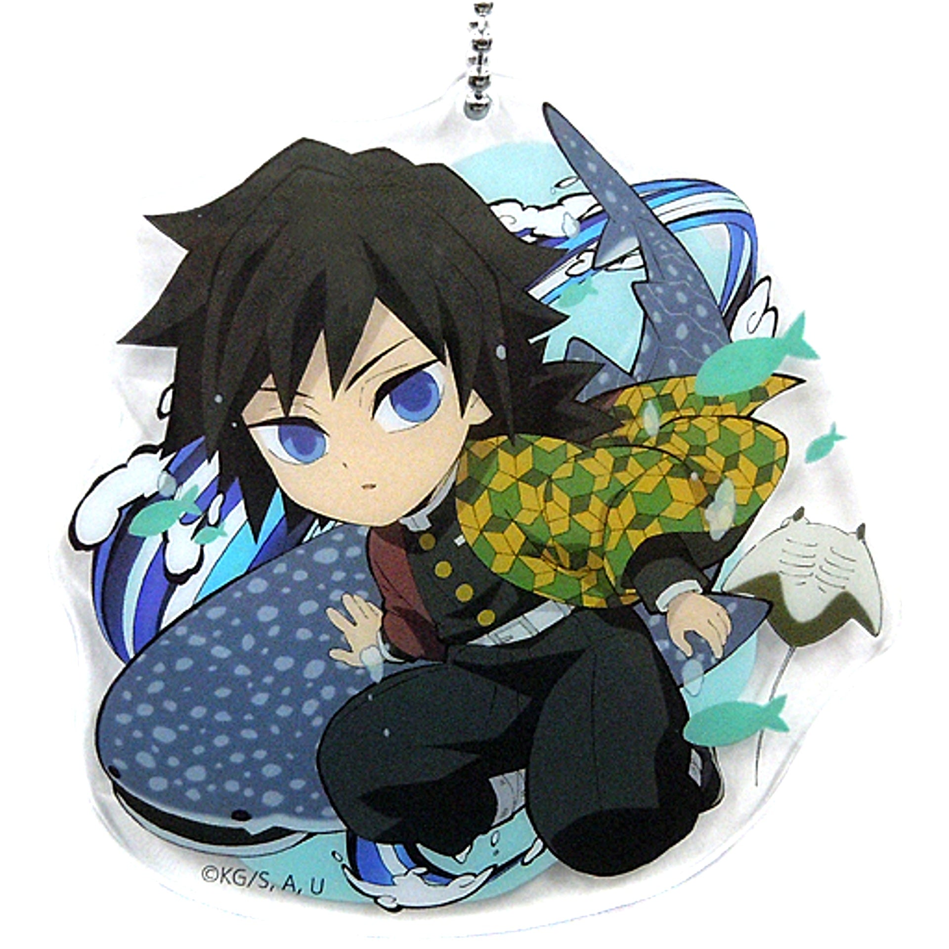 Giyu Tomioka Single Item Demon Slayer Total Concentration Exhibition Okinawa Limited Acrylic Charm [USED]