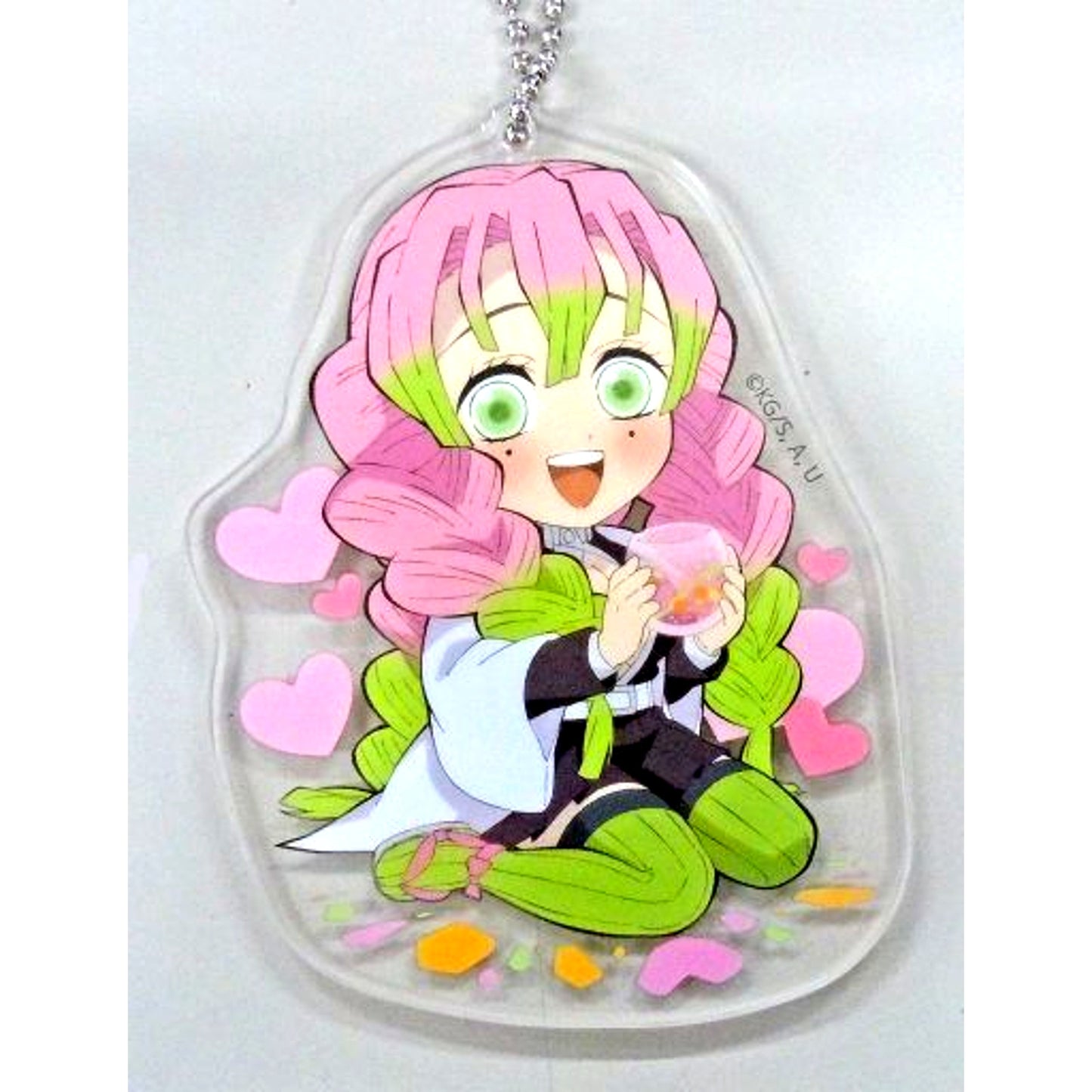 Mitsuri Kanroji Demon Slayer: Kimetsu no Yaiba Acrylic Charm Zen Shuchu Exhibition Okinawa [USED]