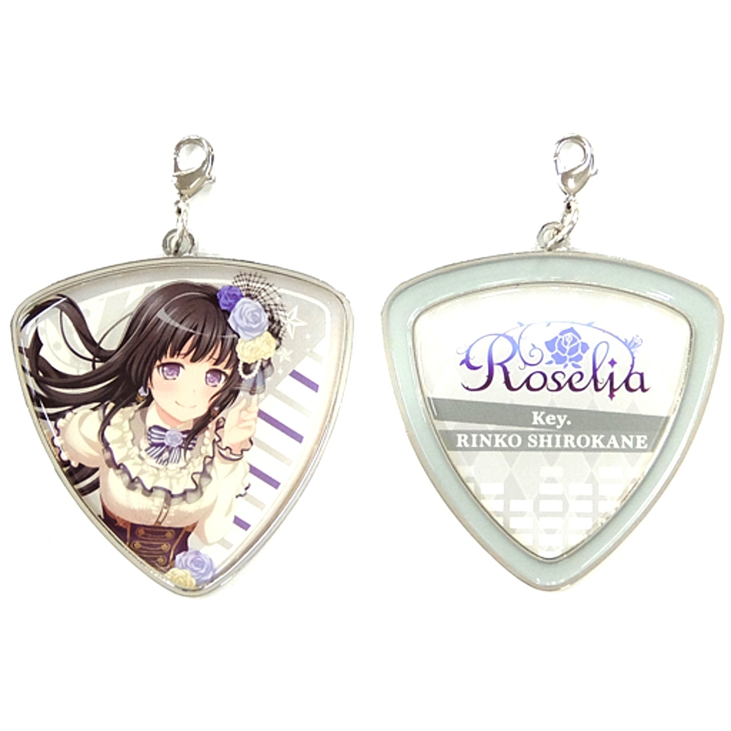 Rinko Shirokane Roselia BanG Dream! Girls Band Party! Pick Metal Charm [USED]