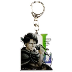 Attack on Titan Levi Ackerman WIT STUDIO Newly Drawn Trading Acrylic Keychains Keychains [USED]
