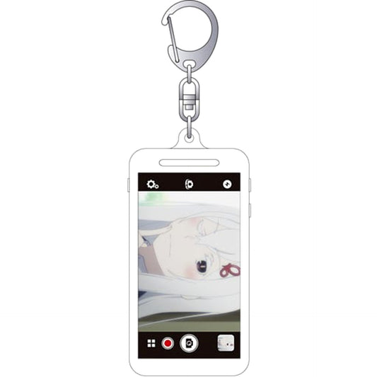 Re:ZERO -Starting Life in Another World- Emilia Charaphone Keychains [USED]