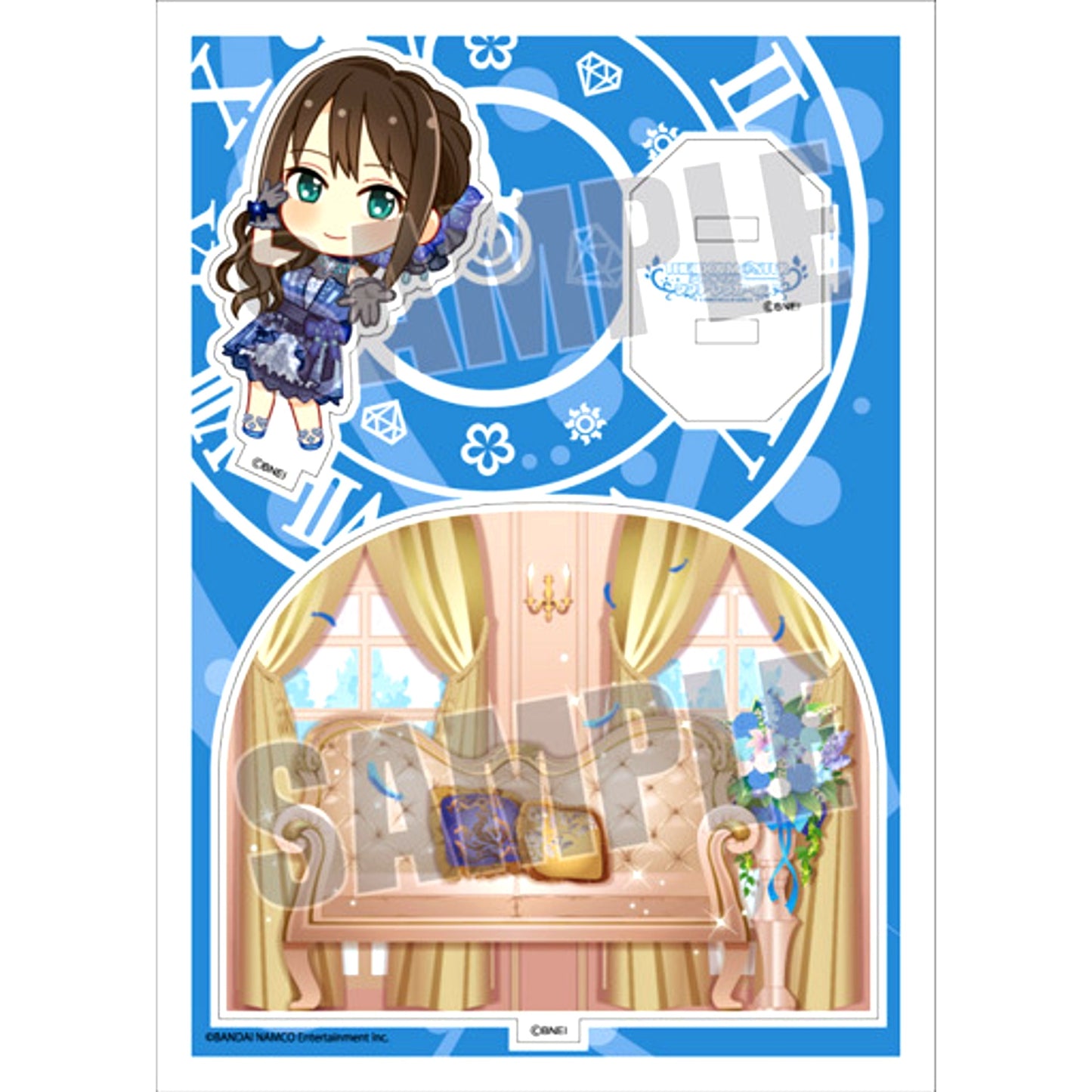 Rin Shibuya The Idolmaster Cinderella Girls Acrylic Character Plate Petit 23 [USED]