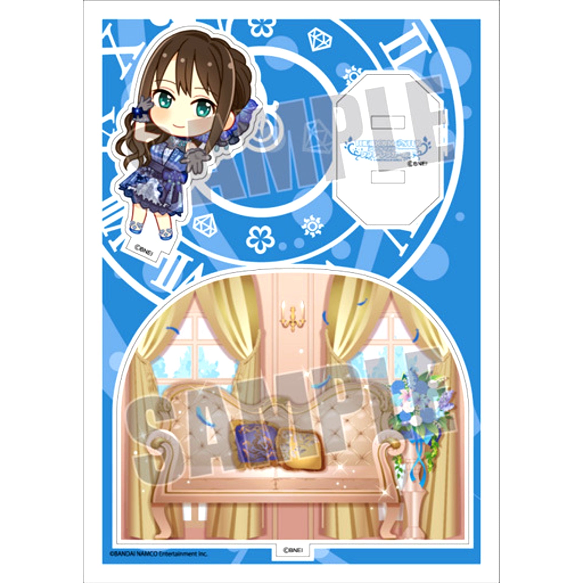 Rin Shibuya The Idolmaster Cinderella Girls Acrylic Character Plate Petit 23 [USED]