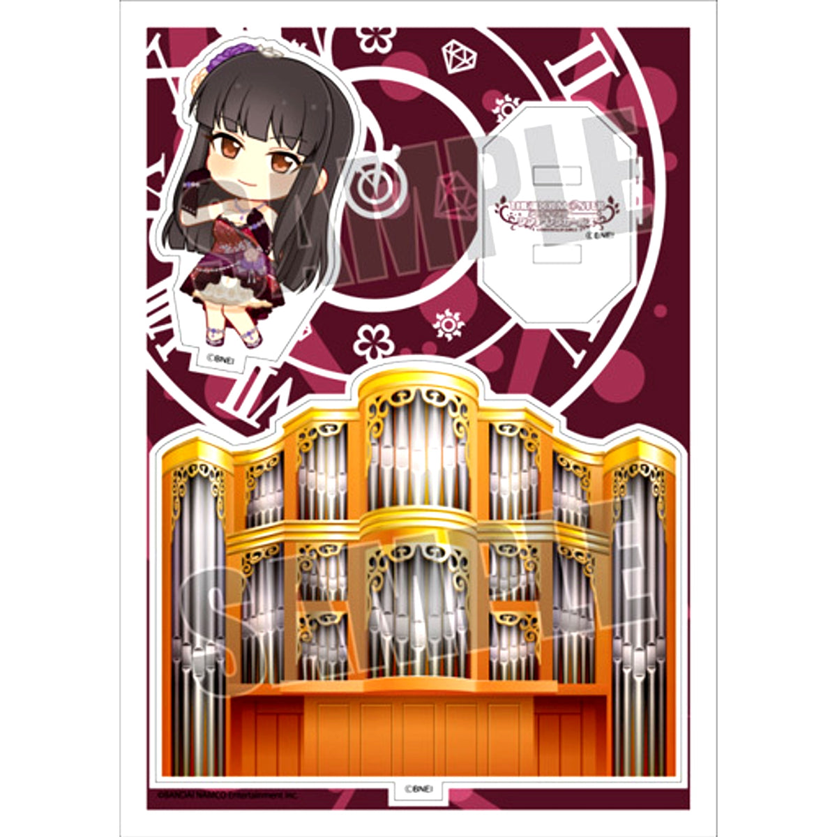 Chiaki Kurokawa THE IDOLM@STER CINDERELLA GIRLS Acrylic Chara Plate Petit 23 [USED]