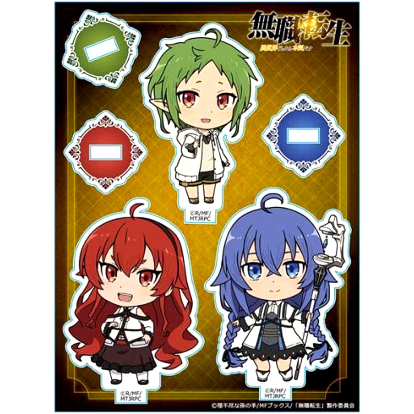 Roxy & Sylphy & Eris Acrylic Character Stand Mushoku Tensei Jobless Reincarnation [USED]