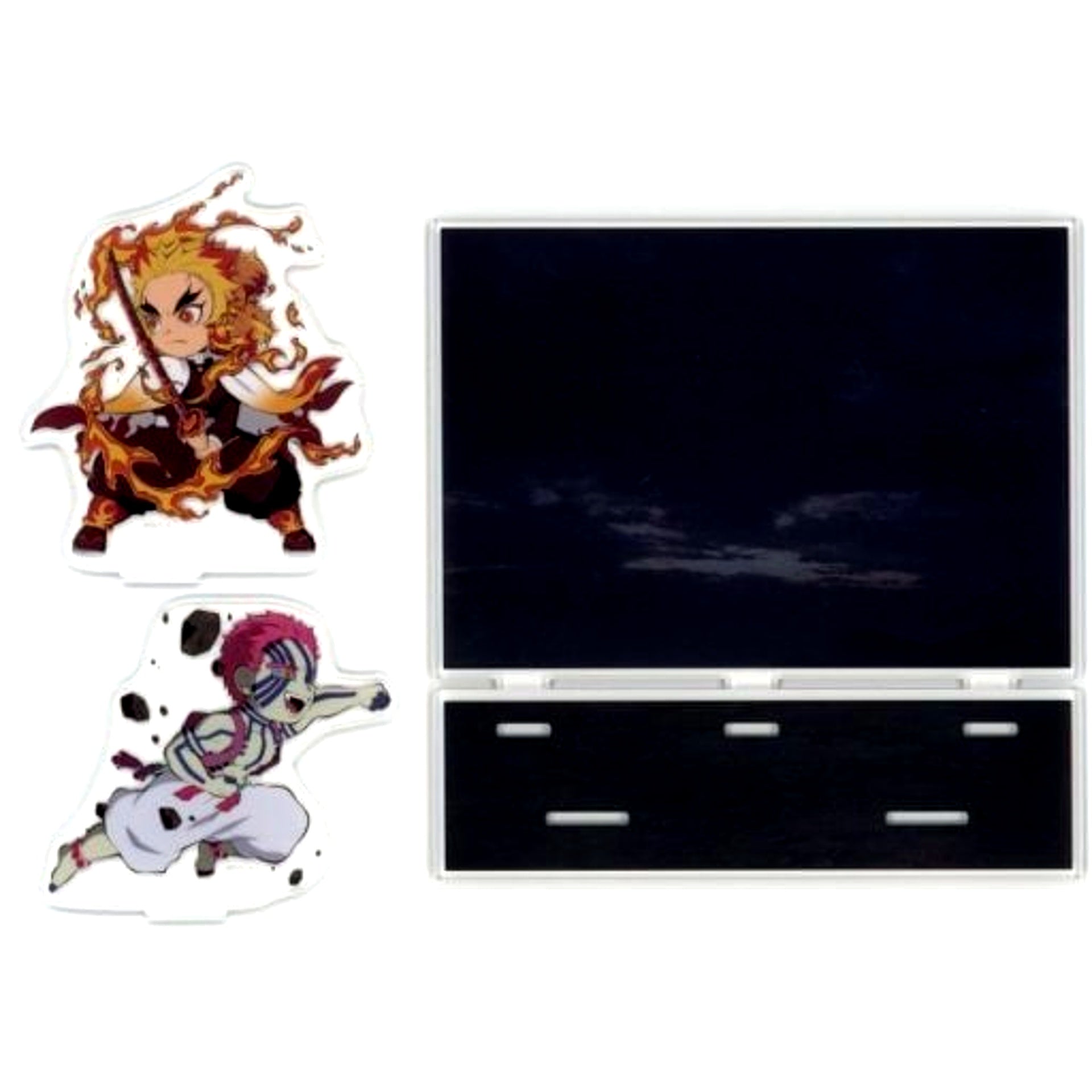 Single Item Kyojuro Rengoku & Akaza Mini Chara Diorama Acrylic Stand Demon Slayer The Movie Mugen Train Arc Set Your Heart Ablaze Set Included Item Air Comiket 2 Goods [USED]