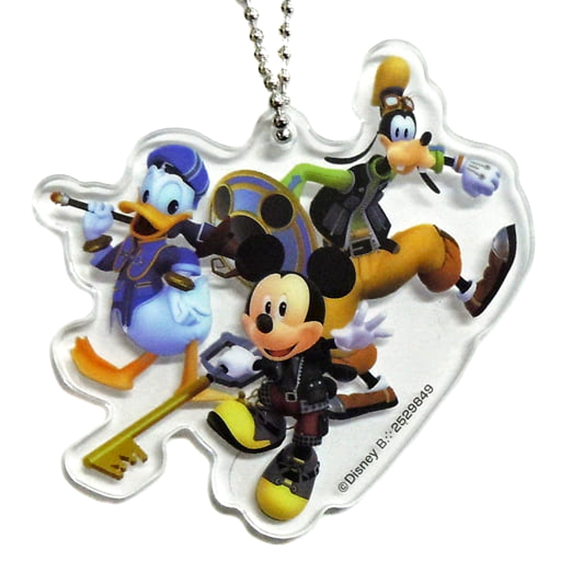 Kingdom Hearts Mickey Donald Goofy Acrylic Charms Vol.2 Charm [USED]