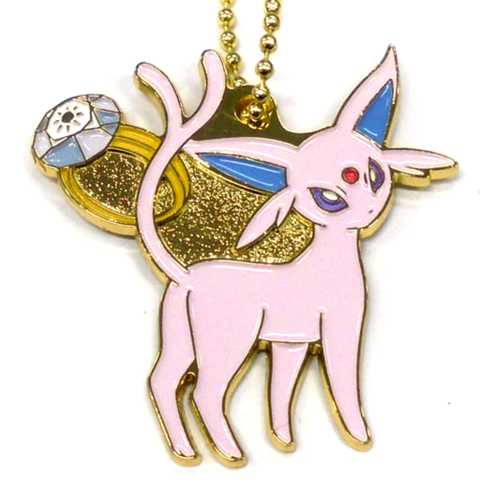 Pokemon Espeon Ichiban Kuji Pokemon for You Dramatic Collection Dramatic Charm Prize G Charm [USED]