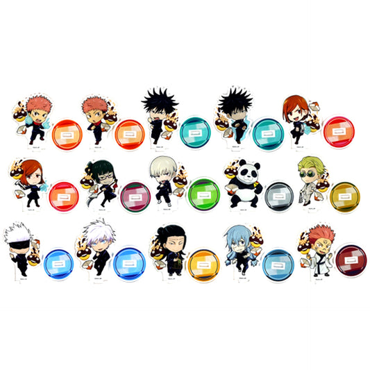 Set of 15 Jujutsu Kaisen x Bakudanyaki Honpo Vol. 2 Trading Acrylic Stand [USED]